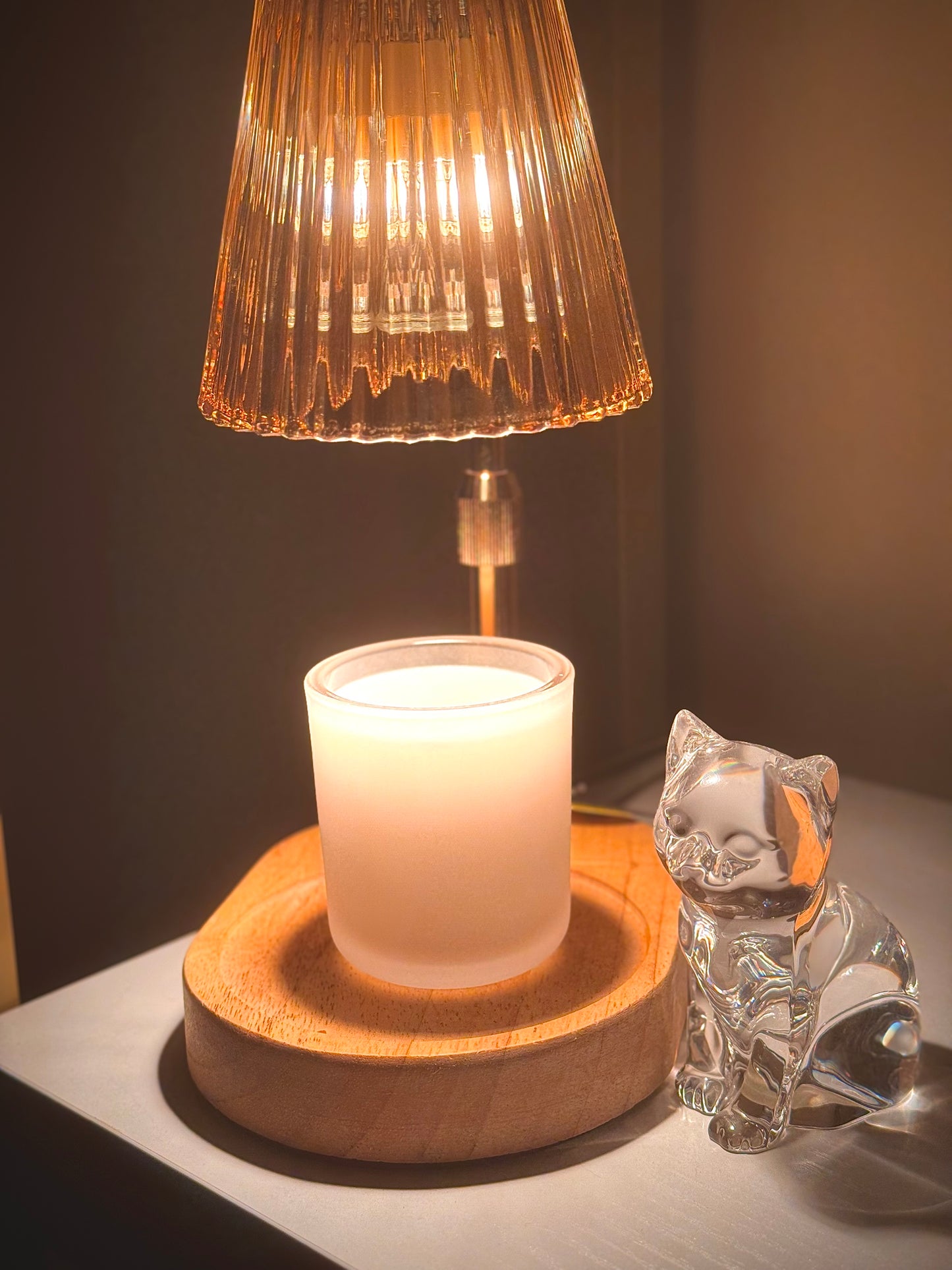 Black Amber & Lavender Wickless Candle
